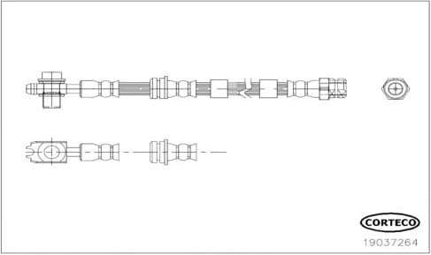 Brake Hose 19037264 - image 2
