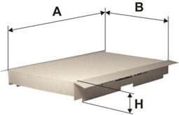 Filter cabin CCF0227
