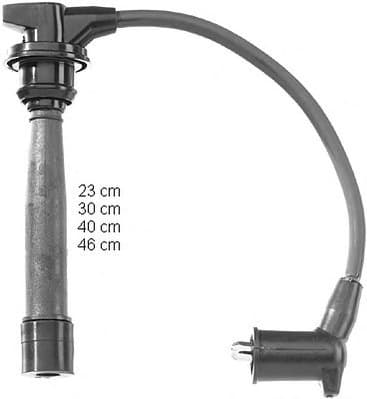 Ignition Cable Kit ZEF 1136 (BorgWarner (BERU))