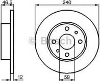 Brake Disc 0986478353