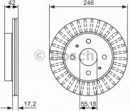 Brake Disc 0986479769