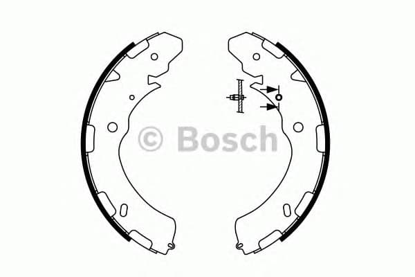 Brake Shoe Set 0986487758