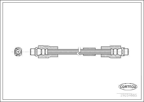 Brake Hose 19034685 - image 2