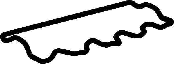 Gasket, cylinder head cover 026242P - image 2