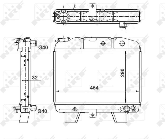 Radiator, engine cooling 57101 - image 4