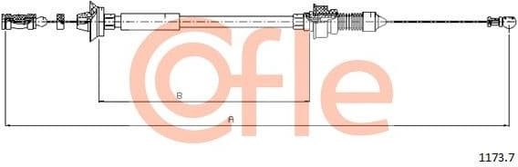 Accelerator Cable 92.1173.7