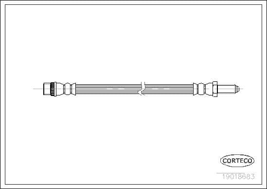 Brake Hose 19018683 - image 2