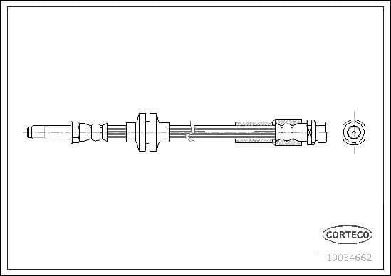 Brake Hose 19034662 - image 3