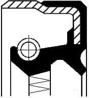 Shaft Seal, wheel hub 01019205B - image 2