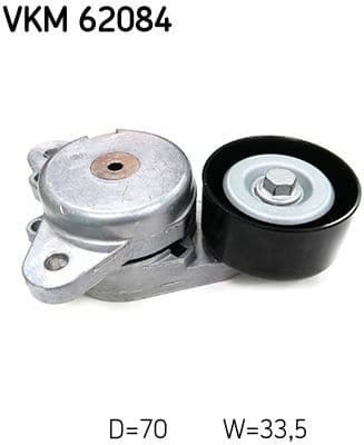 Belt Tensioner, V-ribbed belt VKM 62084 - image 2