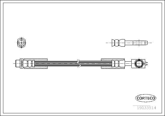 Brake Hose 19033514 - image 3