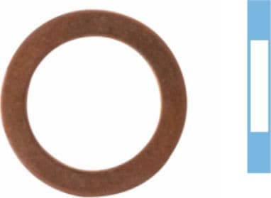Seal Ring, oil drain plug 005569S - image 3