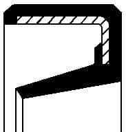 Shaft Seal, wheel hub 15510034B - image 2