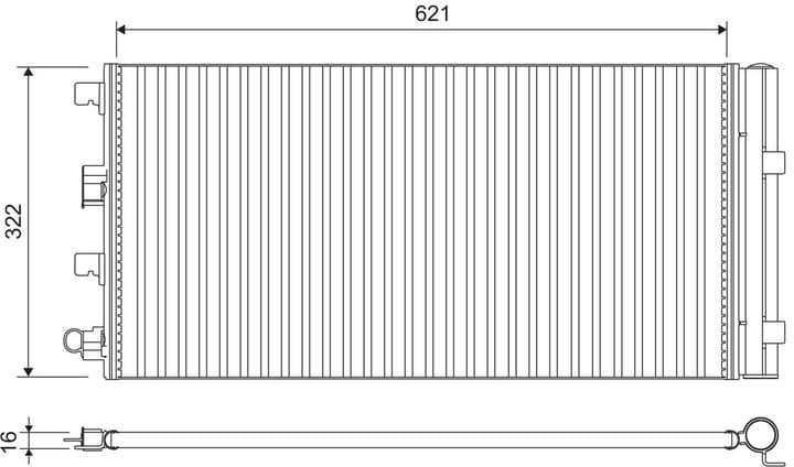 Condenser, air conditioning 814178