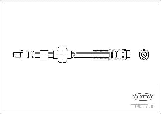 Brake Hose 19034668 - image 3