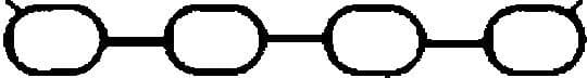 Gasket, intake manifold 026229P - image 2