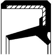 Seal gear box selector 190 27896B - image 2