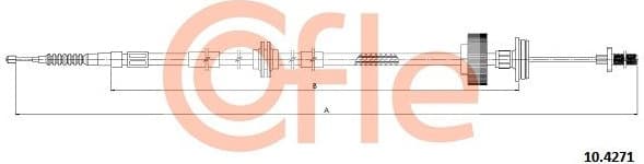 Cable Pull, parking brake 92.10.4271