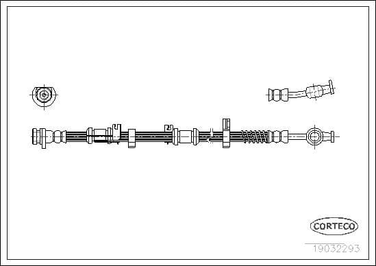 Brake Hose 19032293 - image 2