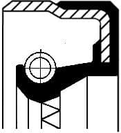 Seal differential-shaft 010 31574B - image 5