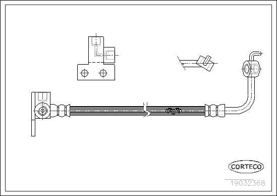 Brake Hose 19032368 - image 2