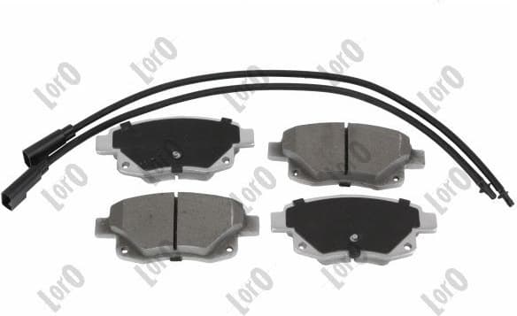 Brake Pad Set, disc brake LORO 231-02-027