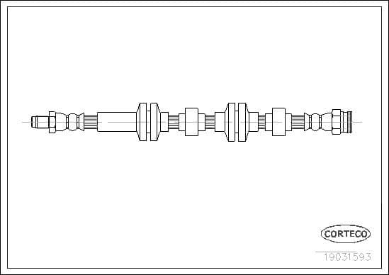 Brake Hose 19031593 - image 2