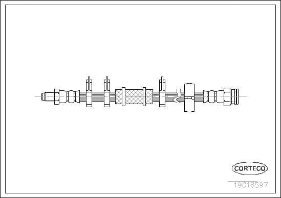 Brake Hose 19018597 - image 2