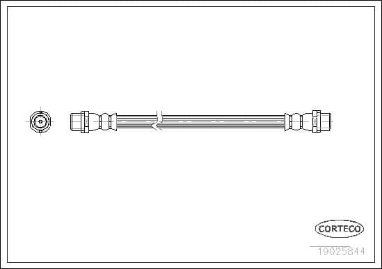 Brake Hose 19025844 - image 3