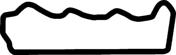 Gasket, cylinder head cover 023210P - image 2