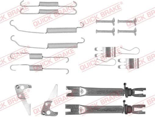 Accessory Kit, brake shoes 105-0882S