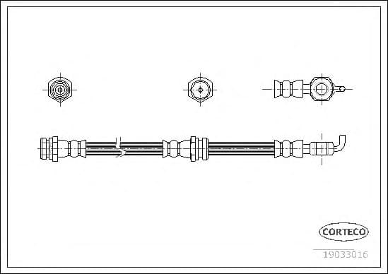 Brake Hose 19033016