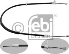 Cable Pull, parking brake 34912