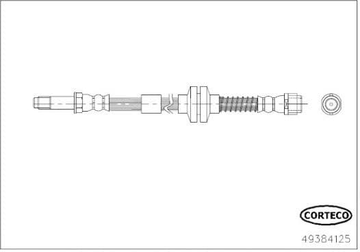 Brake Hose 49384125 - image 2