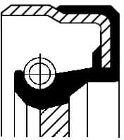 Shaft Seal, camshaft 12001475B - image 2