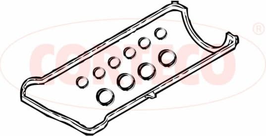 Gasket, cylinder head cover 026589P - image 2