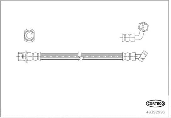 Brake Hose 49392993 - image 2