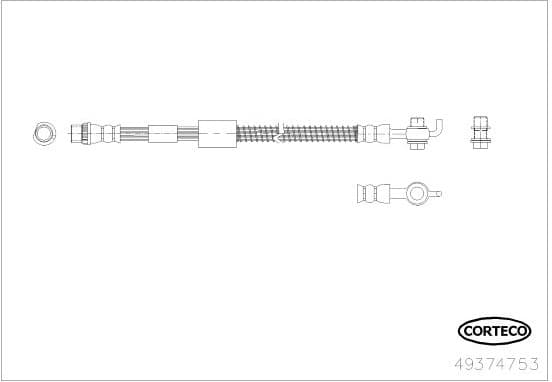 Brake Hose 49374753 - image 2