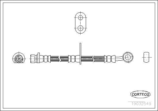 Brake Hose 19032549 - image 2