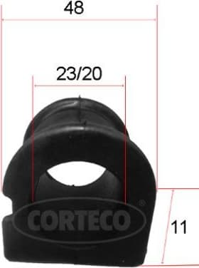 Mounting, stabiliser bar 49371588 - image 2