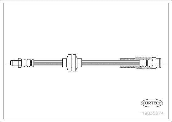 Brake hose front 19035274 - image 3