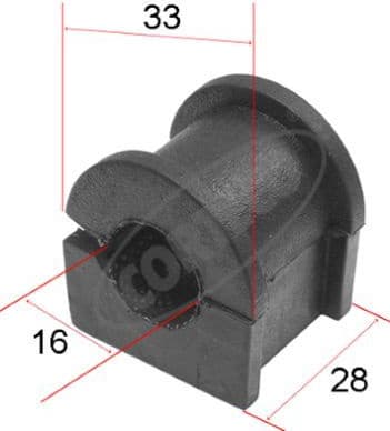 Mounting, stabiliser bar 80000451 - image 2