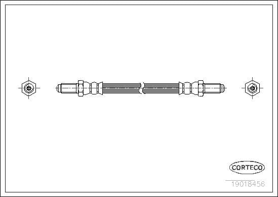 Brake Hose 19018456 - image 2