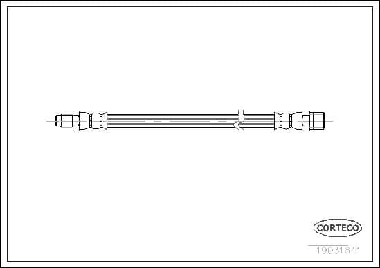 Brake Hose 19031641 - image 2