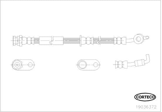 Brake Hose 19036372 - image 2