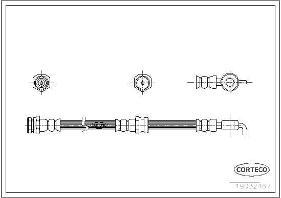 Brake Hose 19032467 - image 2