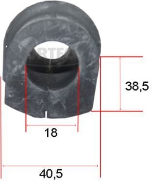 Mounting, stabiliser bar 49367525 - image 2