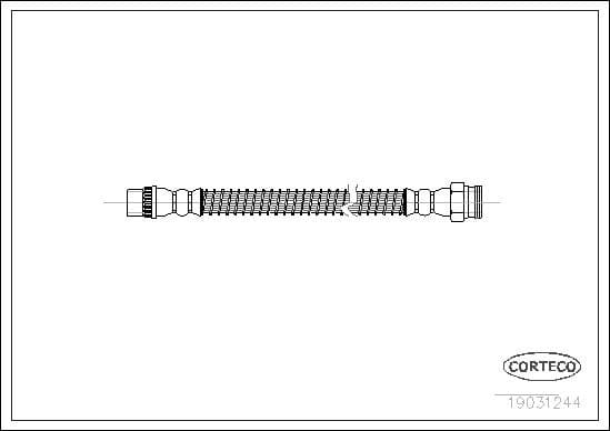 Brake Hose 19031244 - image 2