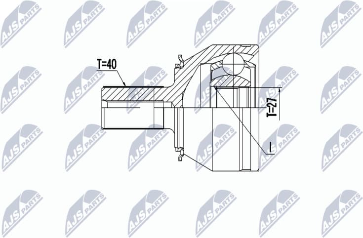 Joint Kit, drive shaft NPZ-VV-023