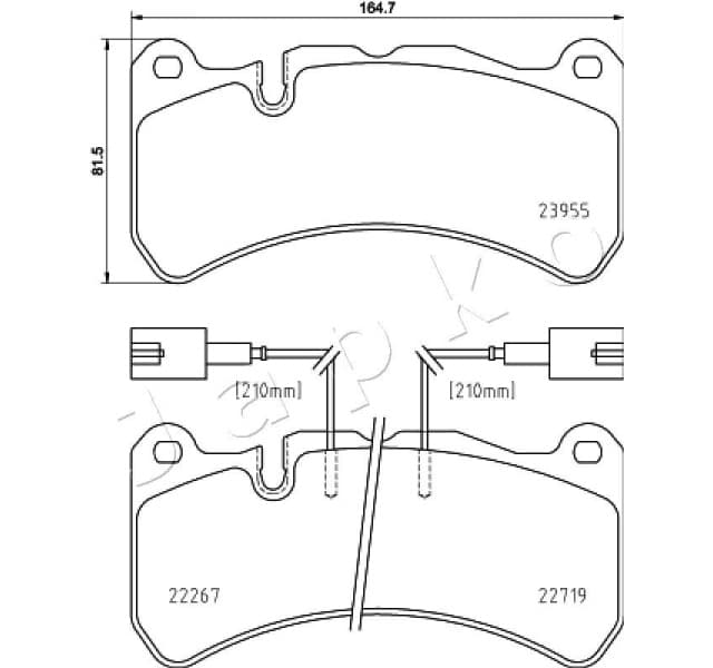 Brake Pad Set, disc brake 500210 - image 2